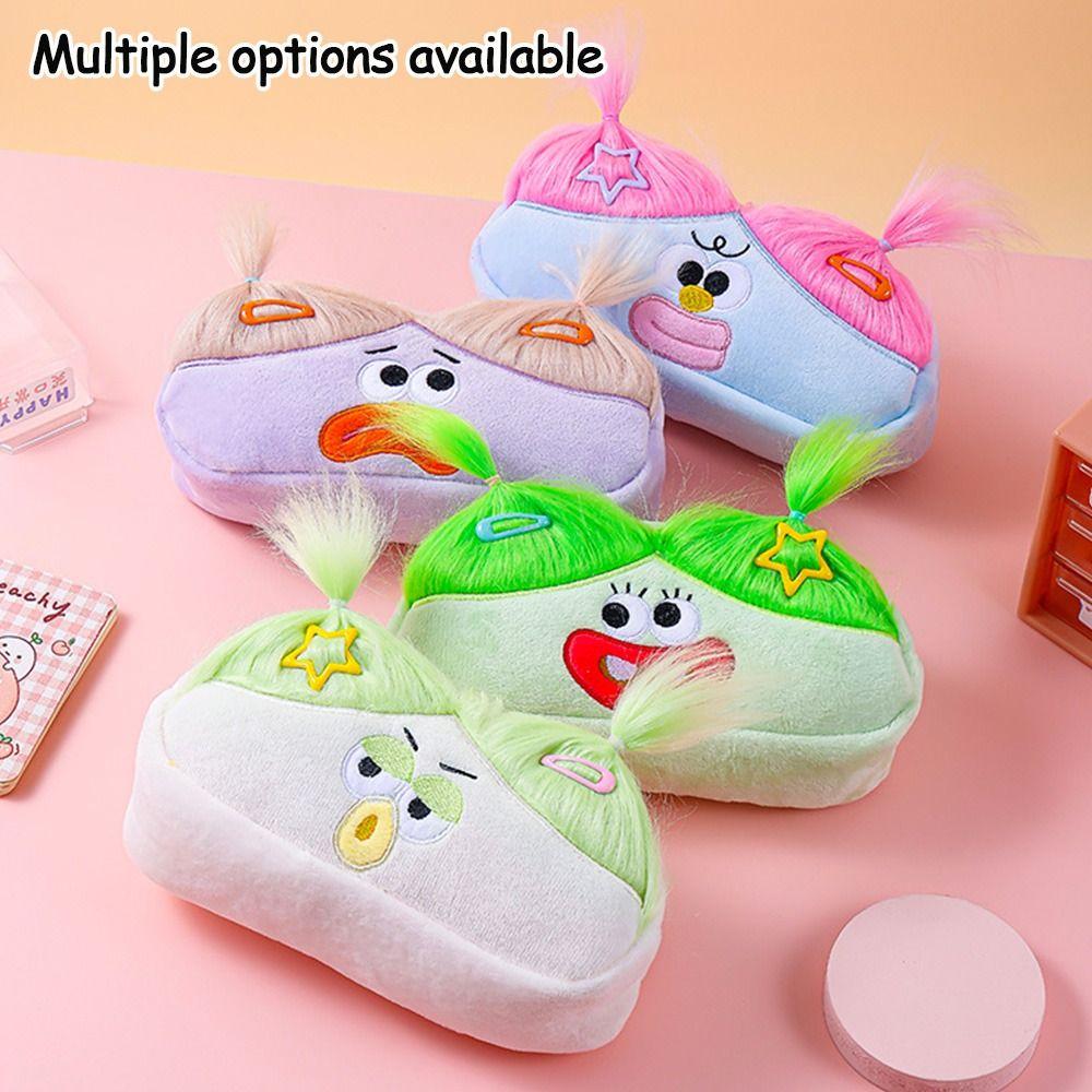 Канцелярский органайзер, сумка для ручек, милый мультяшный пенал, креативная сумка для хранения ручек