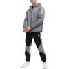 adidas Утепленная куртка с капюшоном Essentials с принтом логотипа, на молнии, с длинным рукавом, мужская куртка, серая IK5684