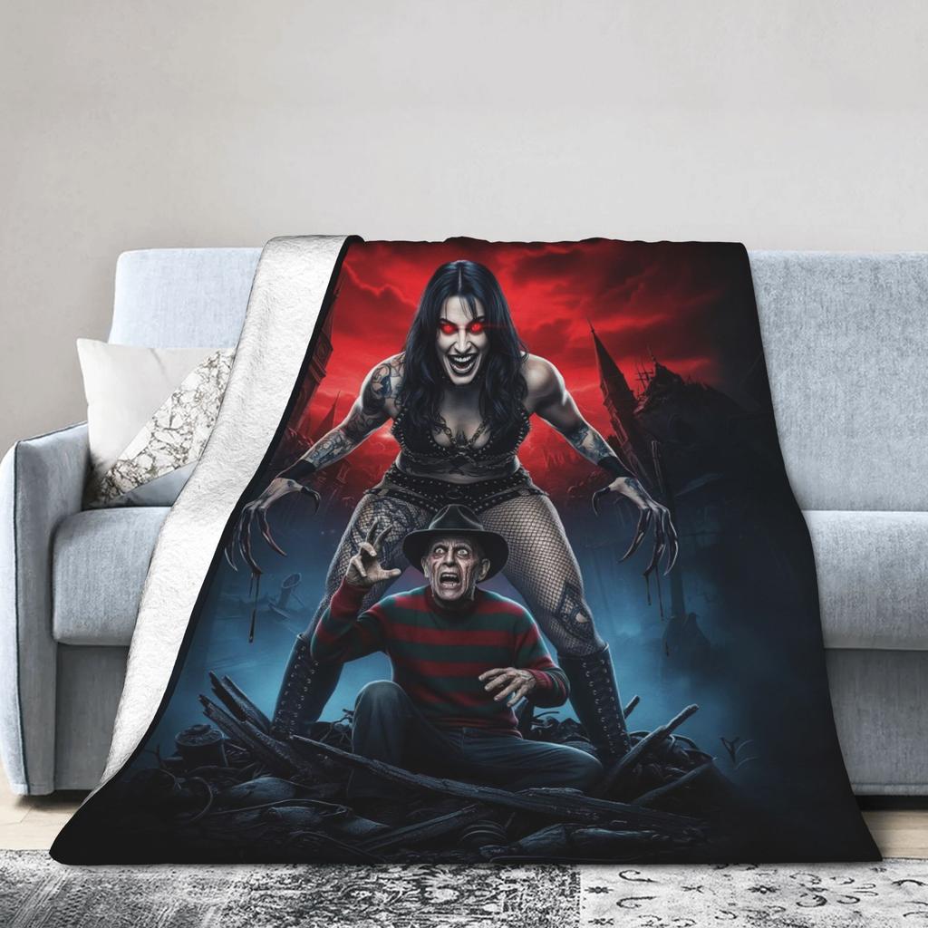 Теплое Мягкое ОдеялоДетское Одеяло для Путешествий на Самолете Rhea Ripley Мультяшное Искусство Плед Фланелевое Покрывало для Спальни Пушистое Покрывало для Дивана-Кровати