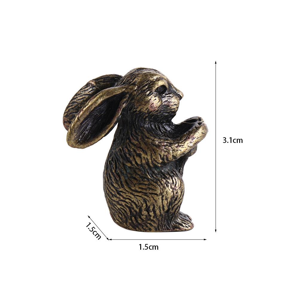 Изысканная статуя кролика, курильница для благовоний, мини-аромагарнира, держатель для палочек-благовоний в виде кролика для помещений