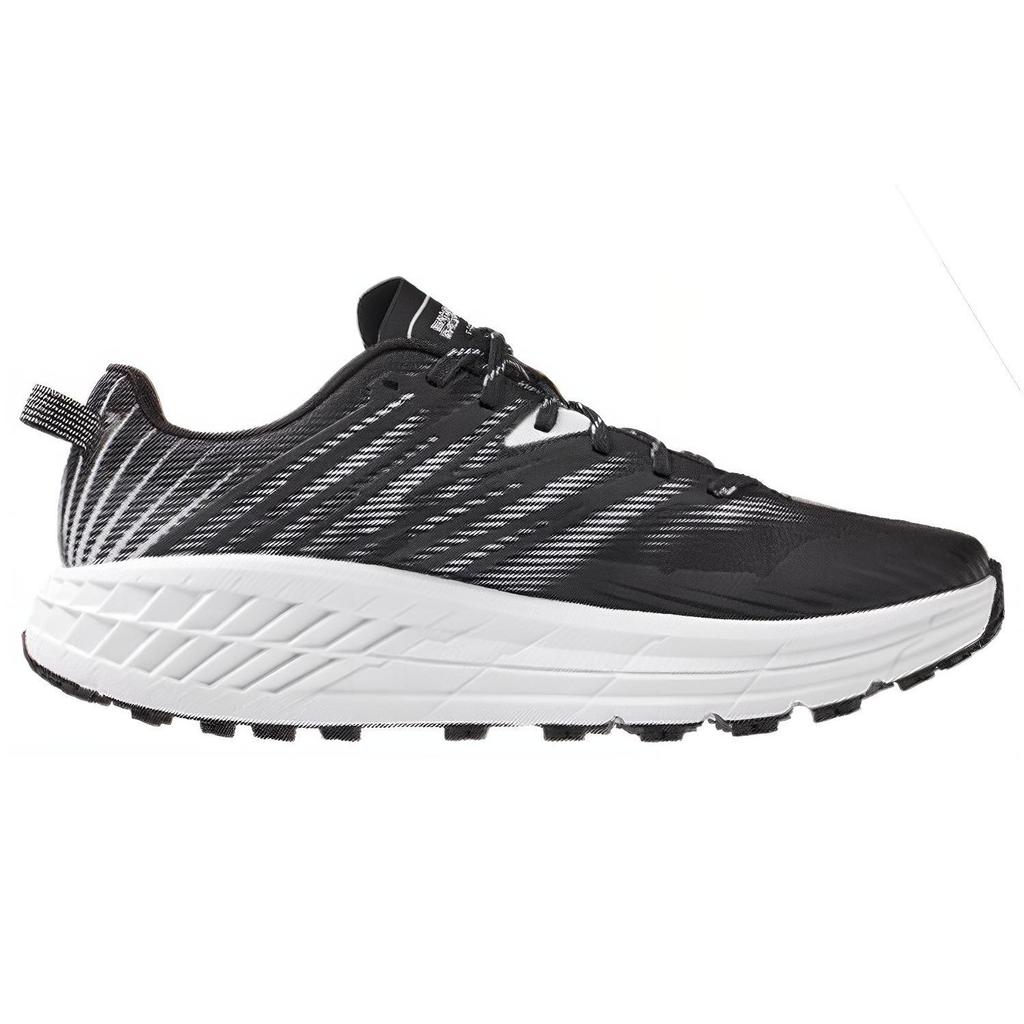 HOKA Speedgoat 4 Черные Мужские Кроссовки Белые 1106525-BWHT