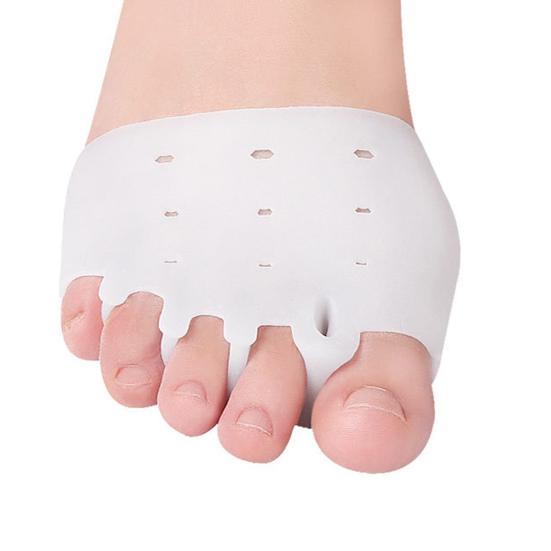 4 пары силиконовых распорок для пальцев ног при подошвенном фасциите, косточках плюсневых костях, терапевтических растяжителях для комфортной поддержки