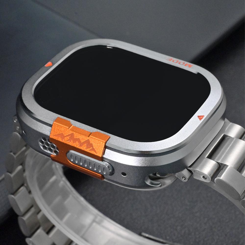 Роскошный металлический чехол для Apple Watch Ultra 3 49 мм 11 46 мм Защитный чехол Алюминиевая крышка Рамка-бампер для IWatch Series 10 46 ULTRA2