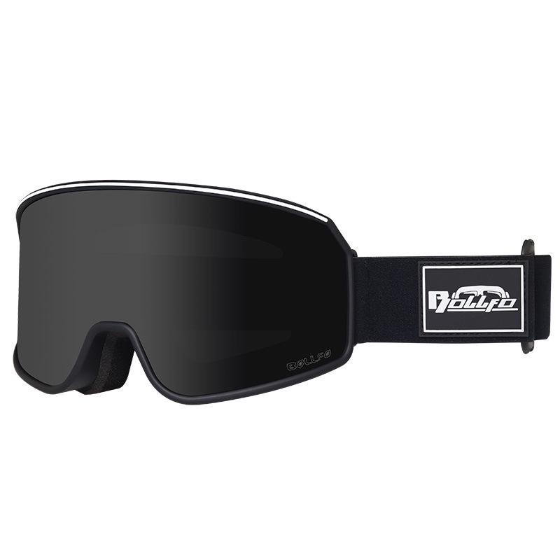 Dual-Layer Anti-Fog Cylindrical Ski & Mountaineering Goggles for Myopia