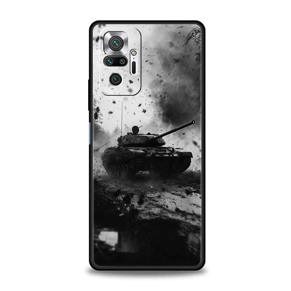 Военный Армейский Спецназ Чехол для Телефона Для Xiaomi Redmi Note 14 13 5G 10 11 12 Pro Plus 4G 14C 13C 12C 10C Черный Чехол