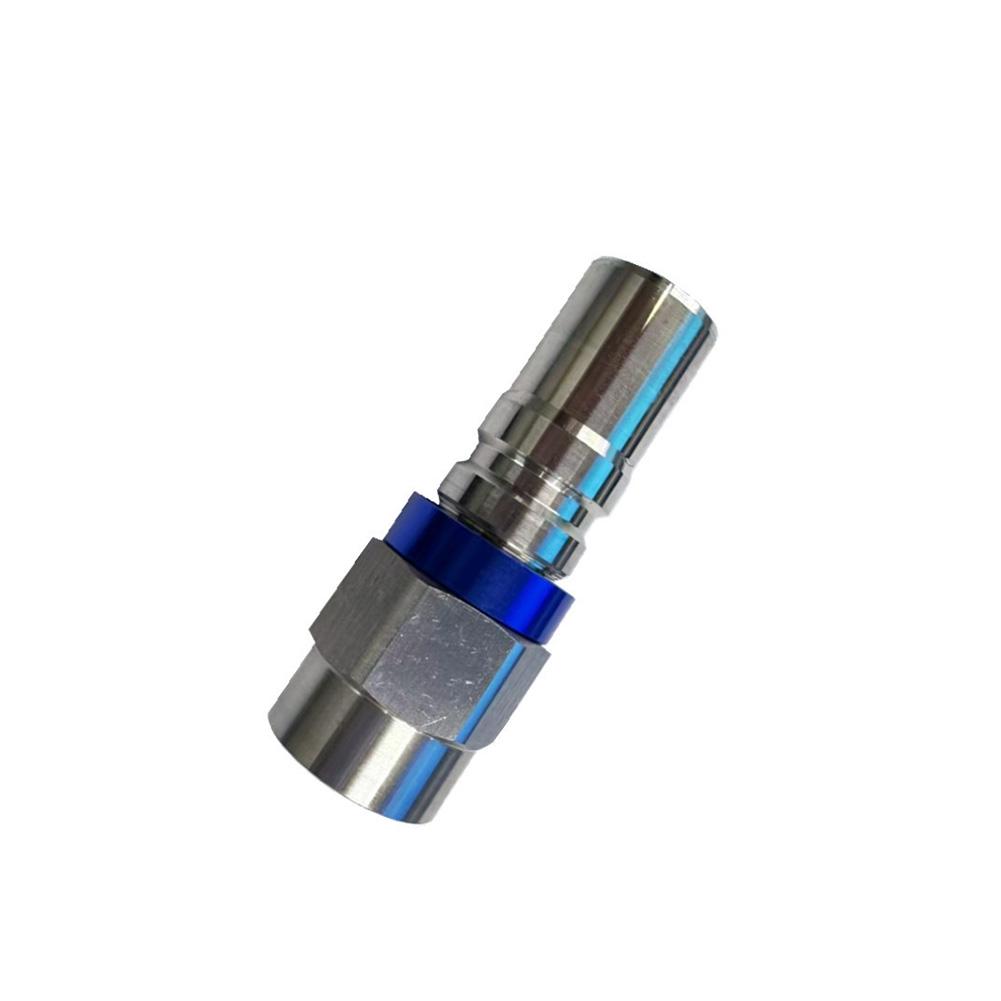 1pc Stainless Steel Quick Connector Hydraulic Quick Coupler Leak-Proof For LED Curing Systems G1/2 Female Thread