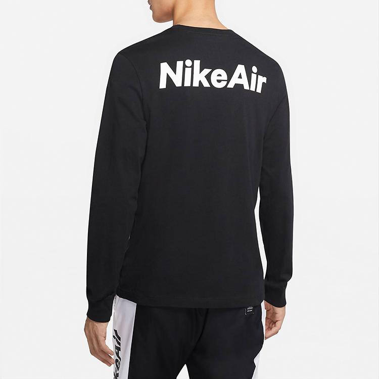 Nike Logo Long-Sleeve T-Shirt Men Tops Black CU7629-010