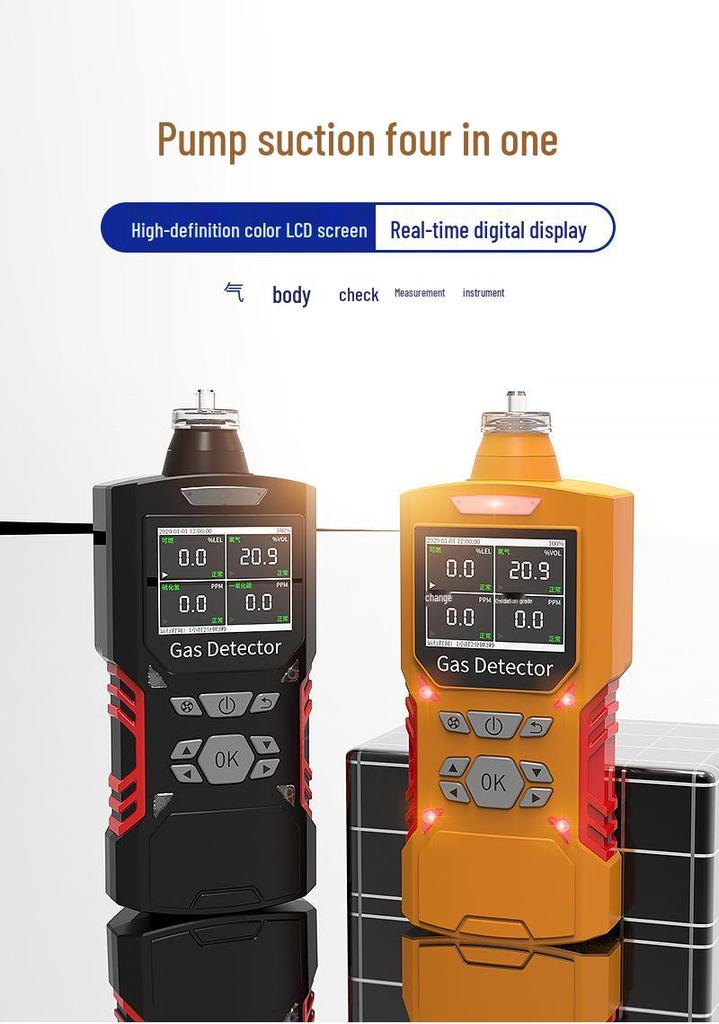 Hydrogen Cyanide Gas Detector ZY-456X: Suction-Type Leak Alarm for Mining & Electroplating.