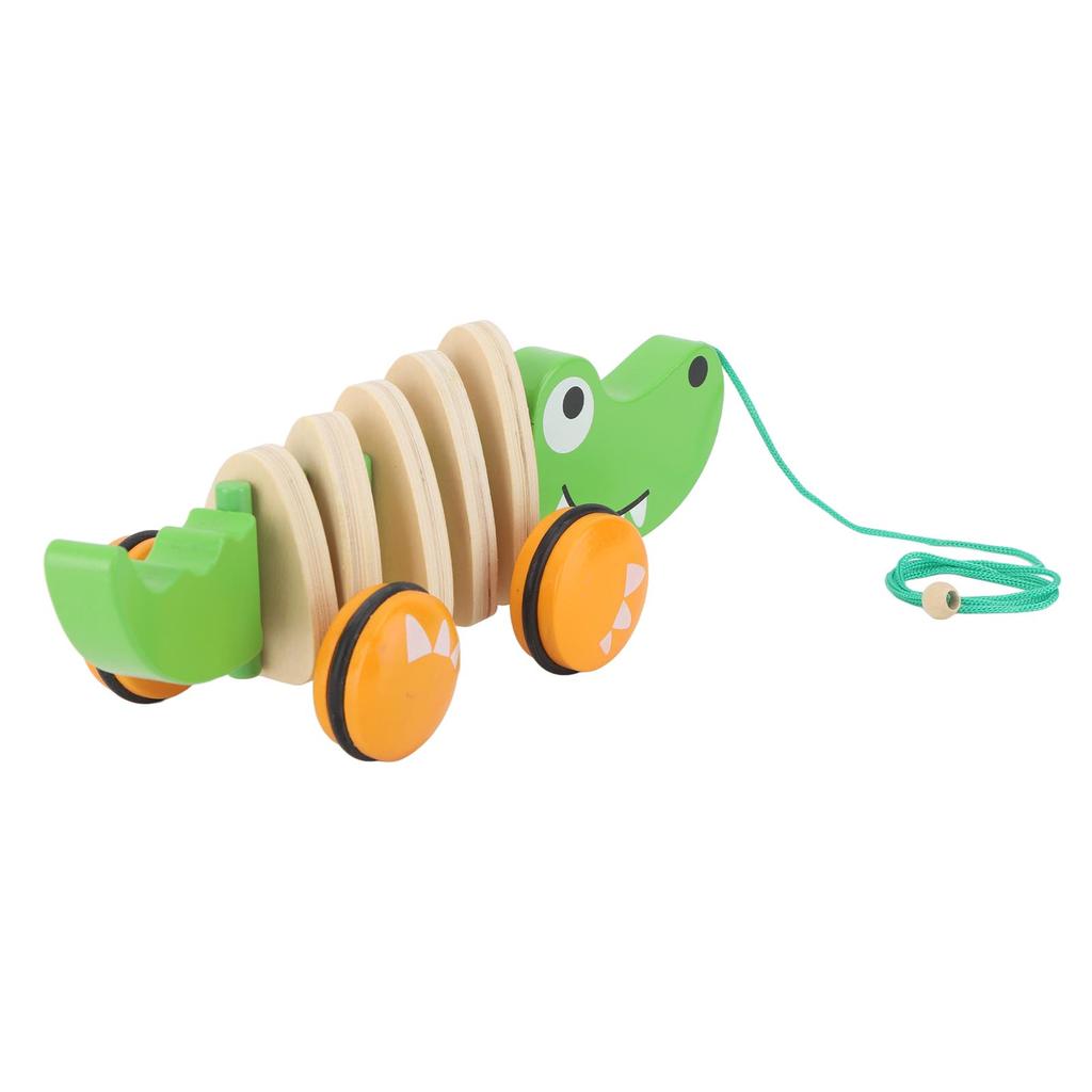Pull Along Toy Baby Toddler Climbing Hand Pulling Car Toy Infant Early Education Toy Crocodile