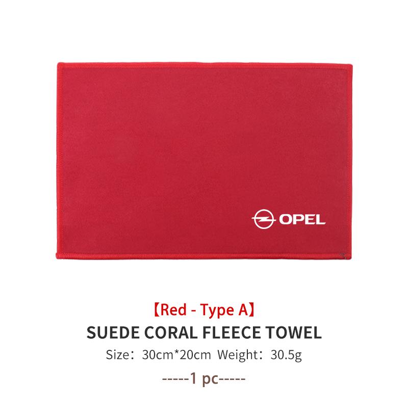 Car Wash Towel Microfiber Cleaning Absorbent Drying Cloth For Opel Astra G H J K F Corsa D Zafira B Insignia Mokka Regal
