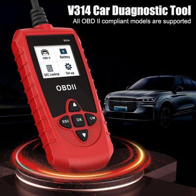 V314 Автомобильный диагностический инструмент Детектор неисправностей автомобиля Сканер-ридер OBDII для автомобиля Карта для считывания бортовых кодов
