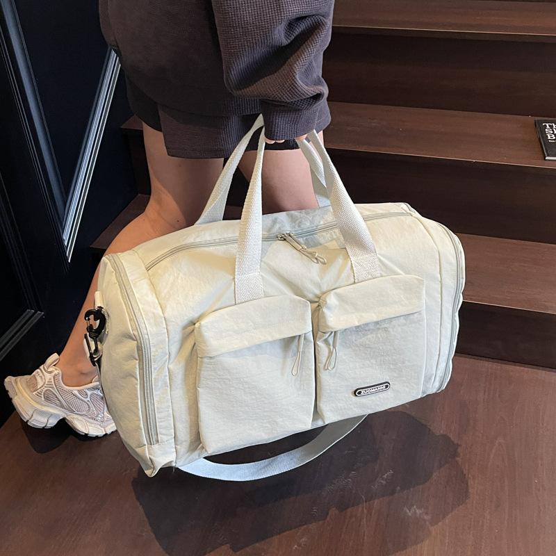 Спортивная сумка для фитнеса и йоги с разделением на сухое и мокрое, сумка для коротких поездок, может использоваться для чемодана на колесиках и отделения для обуви