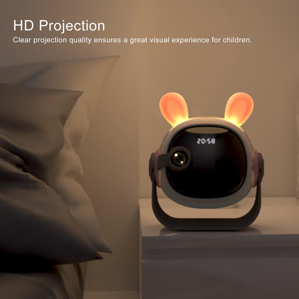 Bluetooth Проектор Свет USB Перезаряжаемый 15 Фильмов Милый Bluetooth Динамик Проектор Ночник для Спальни