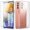 Protective Case - BOOLING - Samsung Galaxy M23 5G - Flexible - Transparent - Pack of 2 Tempered Glass