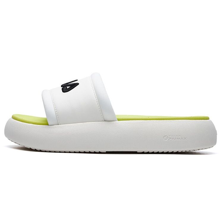Fila Heritage-FHT Donut Thick Sole Fashion Casual Slide Sandals Women Sandals Snow-White F12W124622FSW
