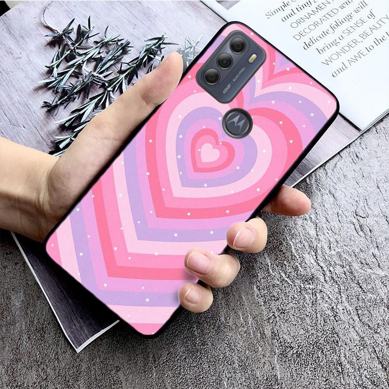 Чехол Latte Love Coffee Heart для Motorola Moto Edge 20 Edge 20 Lite E7 Power E40 E20 One Action G10 G Play G22 G52 G60 E32 G8