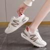 Женские кроссовки «папины кроссовки» летне-осенние с увеличением роста 2025 сетчатые дышащие универсальные ins супер огонь повседневные на платформе спортивные туфли