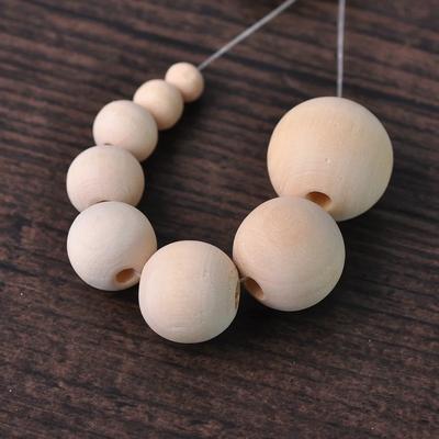 4 мм 6 мм 8 мм 10 мм 12 мм 14 мм 16 мм 18 мм 20 мм 25 мм Круглые Натуральные Деревянные Свободные Бусины для DIY Поделок Деревообработка Изготовление Ювелирных Изделий Браслетов Аксессуары