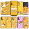 Чехол для Samsung Galaxy A52 A12 A32 A51 A21s A71 A13 A53 A22 A31 A72 A03 A02s A41, черный чехол для телефона Gudetama