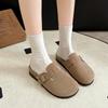 Baotou Half Slippers New Summer Wear One-pedal Lazy Shoes Casual Large Size Flat Slippers