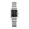 Square Watch with Analog Stylish Quartz Accessory Perfect Gift for Day Women's Bracelet, Silver Display, Waterproof, Watch, Women's - Birthdays,