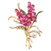 Модная брошь из сплава, высококачественный цветок на грудь, брошь для пиджака и костюма