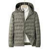 Men Winter Down Jacket Men Hooded Waterproof Windproof Puffer Jacket Detachable Hat Coat Casual Lightweight Down Jacket Male