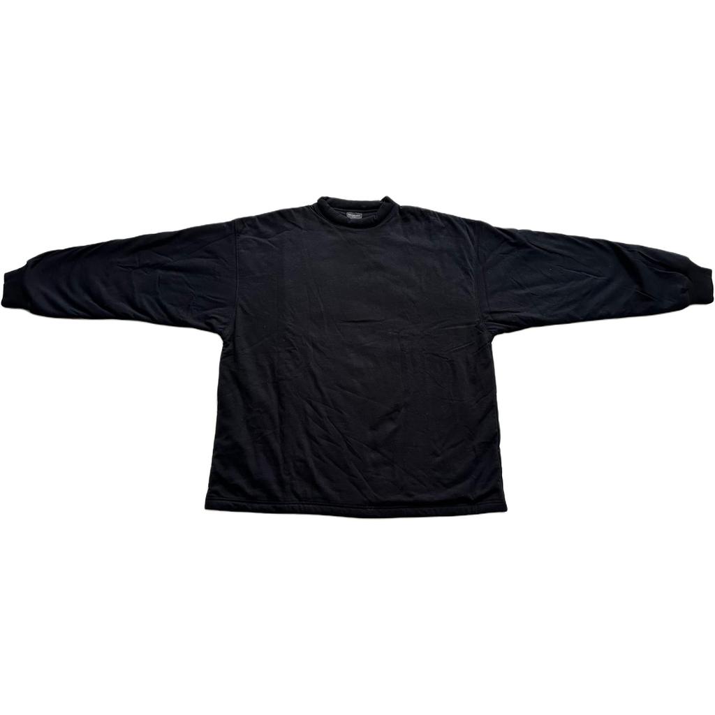 Balenciaga Футболки Мужские Черные Стойка Умеренный Прямой Крой 720249TMVF61000