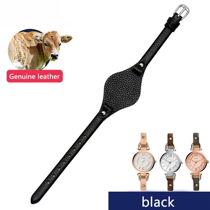 ОДИН Высококачественный ремешок для часов 8 мм Специальный для Fossil ES4119 ES4000 ES3148 ES3077 ES2830 ES3262 3060 Женский браслет для часов Женский ремешокMN