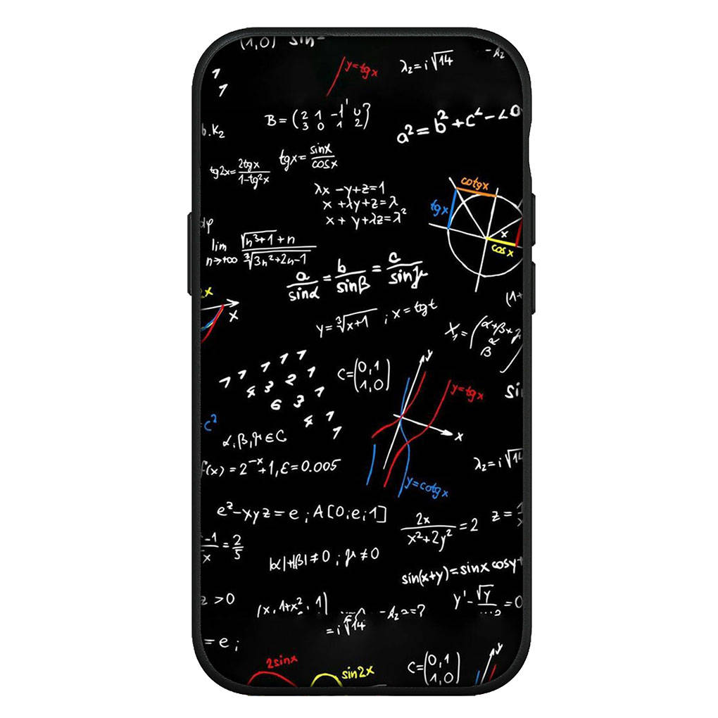 Для iPhone 16 15 Xiaomi Redmi Note 14 13 12 11 Pro Max X 8 16e Samsung Galaxy S25 S24 S23 Moto OPPO Huawei Chemical Maths Equation Formula Phone Case