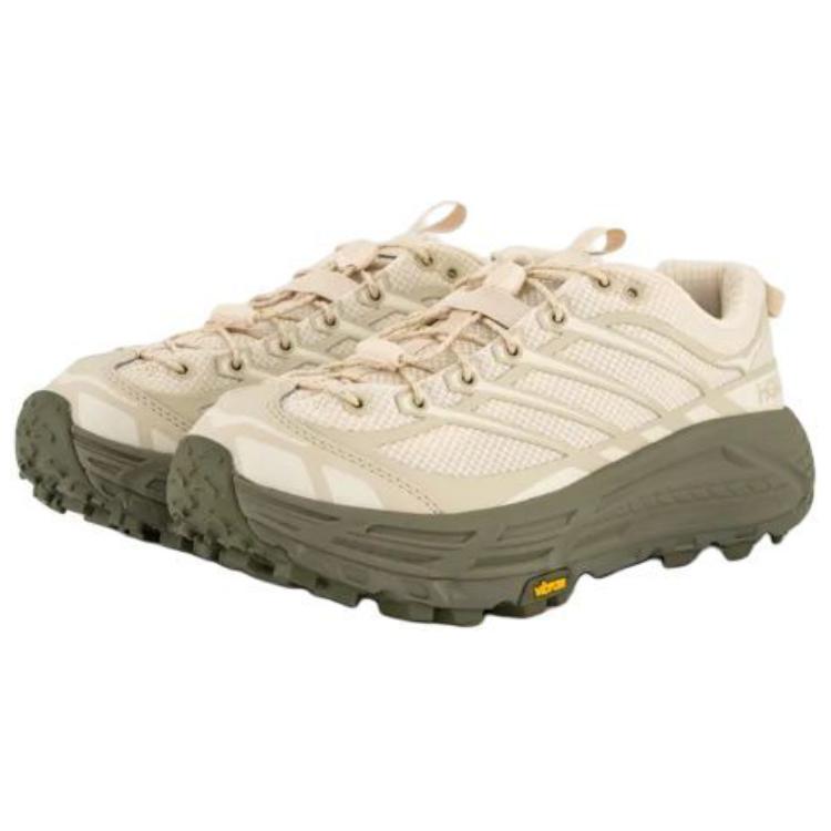 HOKA Mafate Three2 Oat Milk Eucalyptus Unisex Sneakers Cream 1141572-OLY