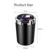 LJEEG1 2026 Car Sticker Car Ashtray Cigarette Butt Holder Container Accessories for BMW M X5 X1 X3 X2 X6 X7 X4 Portable One-Button Open