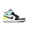 Air 1 Mid для начальной школы 'Pastel' (унисекс) Белые / Вольтовые / Светящиеся зеленым / Черные Детские Баскетбольные Кроссовки 554725 175