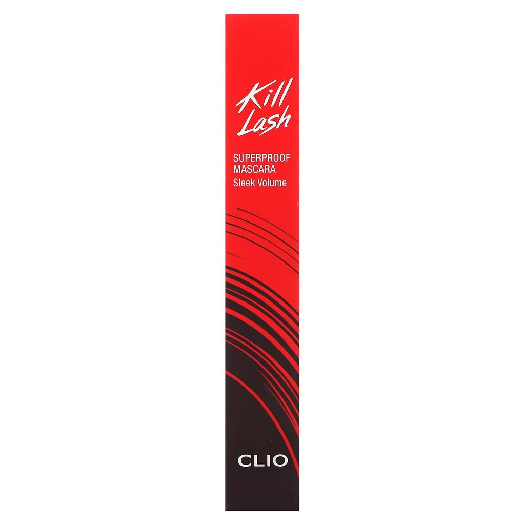 Clio Kill Lash, Суперстойкая тушь для ресниц, оттенок 03 Slick Volume, 7 г (0,24 унции)
