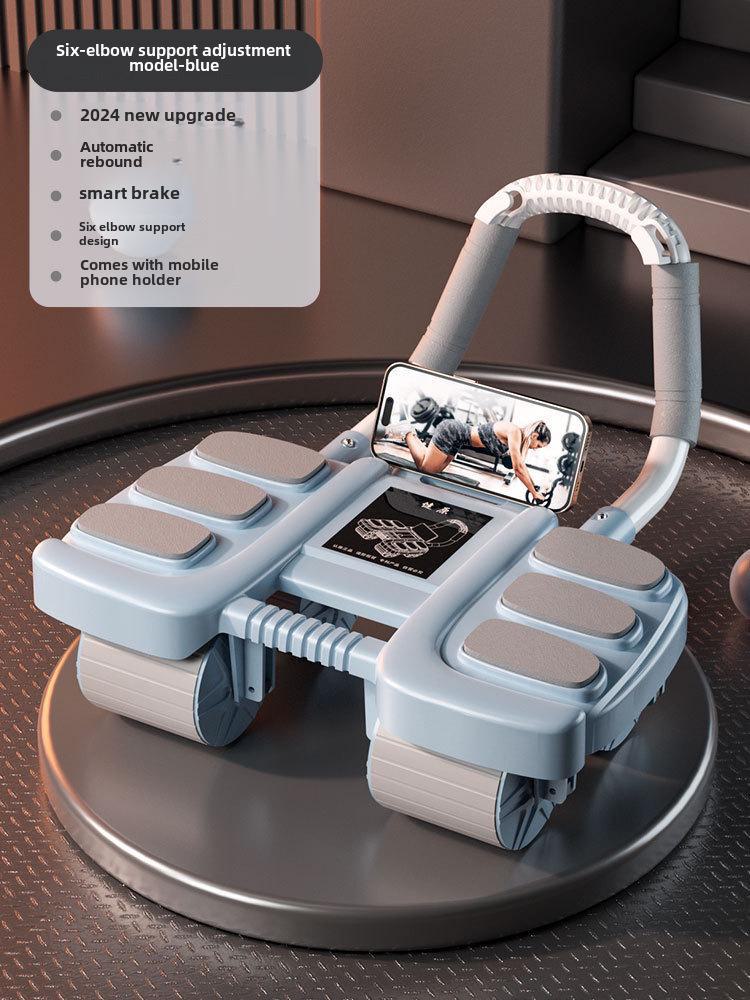 Умное четырехколесное автоматическое колесо для тренировки мышц живота.
