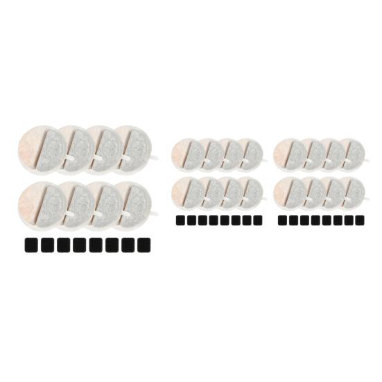 8/16Pcs Cat Water Fountain Filter Replacement Activated Carbon Filtration System with Sponges Set for Automatic Pet Water Dispenser
