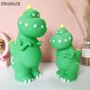 DXUIALOI Creative Color Painting Cartoon Cute Dinosaur Piggy Bank Children's Gift Fall Resistant Piggy Bank Home Decoration