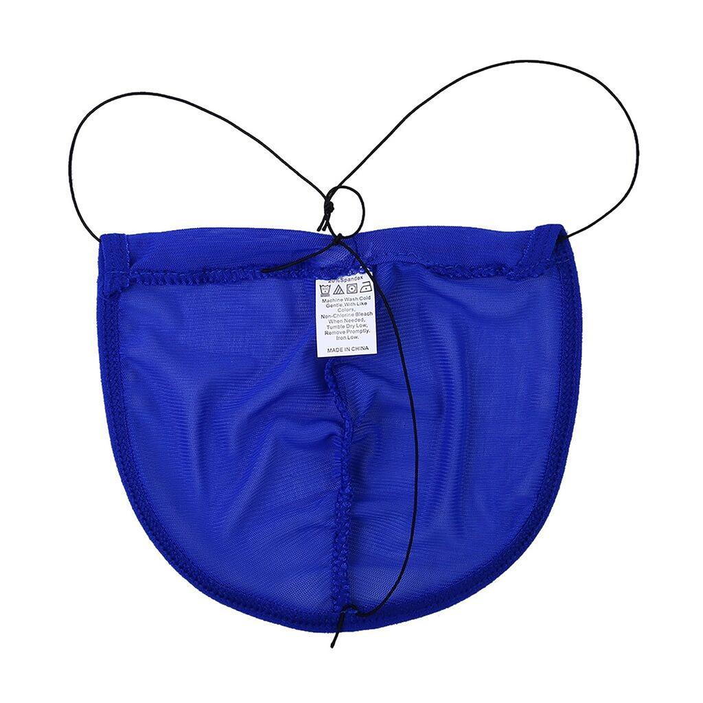 Новые модные мужские сексуальные сетчатые трусы-стринги, мягкое короткое нижнее белье, стринги