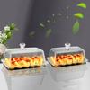 Rectangular Butter Holder Acrylic Butter Keeper Tray Practical Clear Butter Dish  Household