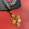 Jewelry Pendant Key Chains Rope Hangings Car Keyring Vintage Chinese Style Keychain  Unisex