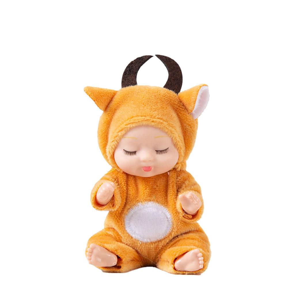 4 Inch Baby Dolls 6pcs Set Realistic Baby Dolls Toys With Cute Handmade Doll Clothes For Suitability Kids 3 And Up