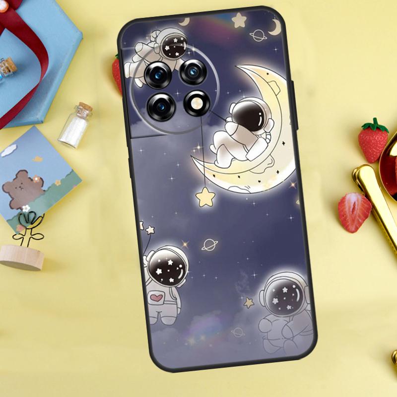 Cute galaxy Astronaut Case For Oneplus 11 8 9 10 Pro Ace 8T 9RT 10R 10T Oneplus Nord 2 2T N10 N20 CE 3 Lite Cover