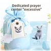 Puppy Pet Hair Storage Bag Keyring Dogs Paw Pendant Dog Hair Storage Box Pet Hair Keychain  Unisex