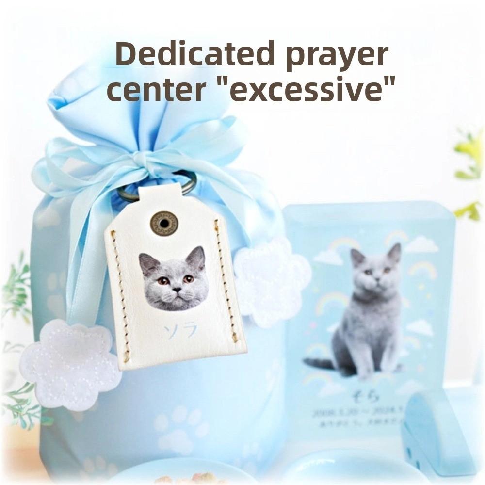 Puppy Pet Hair Storage Bag Keyring Dogs Paw Pendant Dog Hair Storage Box Pet Hair Keychain  Unisex