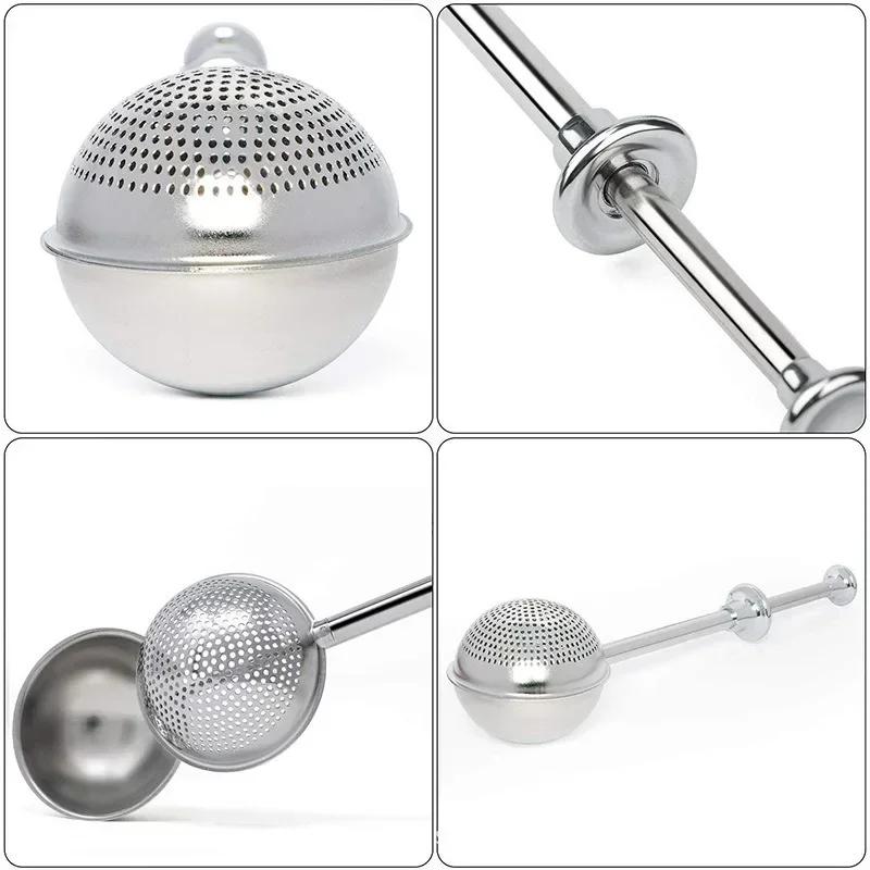 Tea Strainers Stainless Steel For Loose Fine Mesh Reusable Leaf Infuser Food Grade Filter