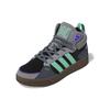 Adidas Neo 100Db Mid Trendy Casual Slip Non-Slip Durable High Top Skate Shoes Unisex Skate Shoes Gray Green GZ2584