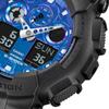 Casio Мужские часы G-SHOCK GA-100FL-1AJF [G-SHOCK Flame inside Series] Круглые часы из черной смолы