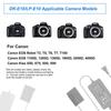 ACK-E10 AC Power Adapter LP-E10 Dummy Battery DR-E10 DC Coupler Kit for Canon Rebel T3 T5 T6 T7 1100D 1200D 1300D 1500D 2000D