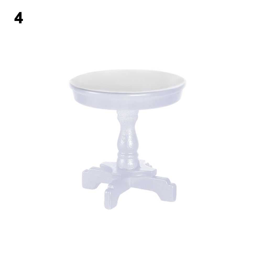 Моделирование приставного столика, мебель, игрушки, кукольный домик, украшение, деревянный журнальный столик, 1/12 кукольный домик