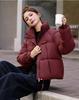 Women's Short Stand Collar Warm Windproof Winter Jacket